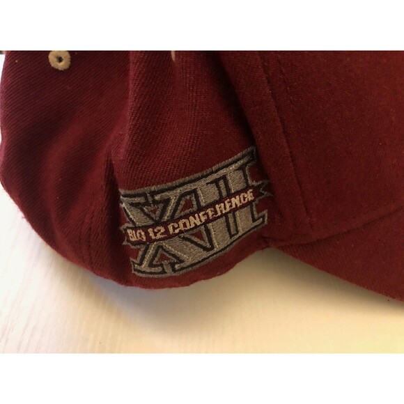 Oklahoma Sooners OU Big 12 Baseball Hat/Cap Red Adjustable TOW Brand - Picture 3 of 6
